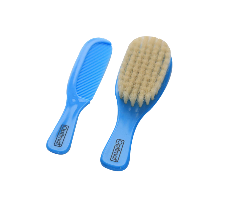 4 Optimal Natural Bristles Brush And Comb - Image 1