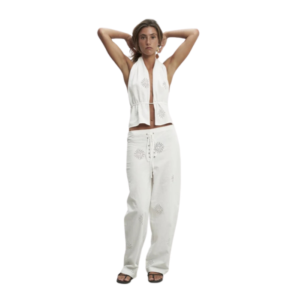 White Backless Carlota Top