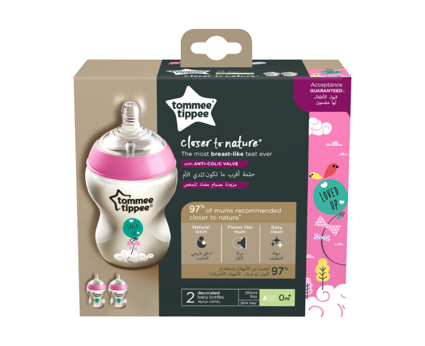 4 Baby Bottles Anti Colic Tommee Tippee - Image 1