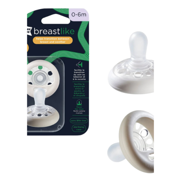 Tommee Tippee Breast Like Soother Months Silicone Orthodontic Pacifier