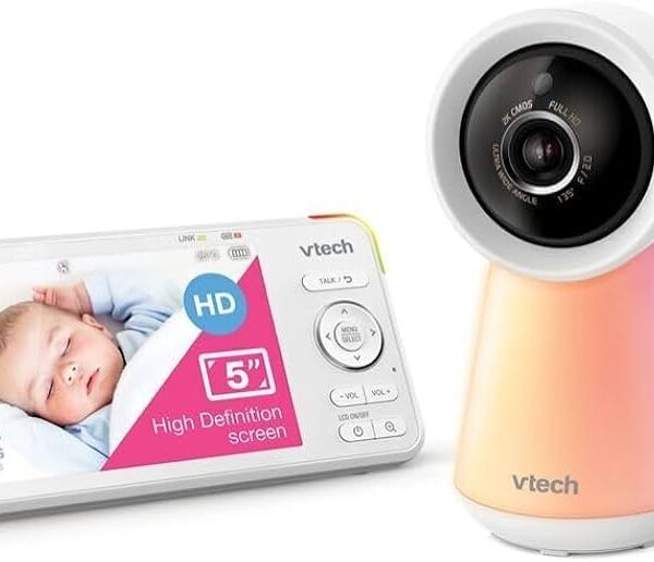 5” Smart Wi-Fi Baby Monitor with 1080p HD Camera