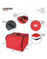 Pizza Delivery Bag Insulated Waterproof – DURA LIGHT 43-5 - Black - Image 