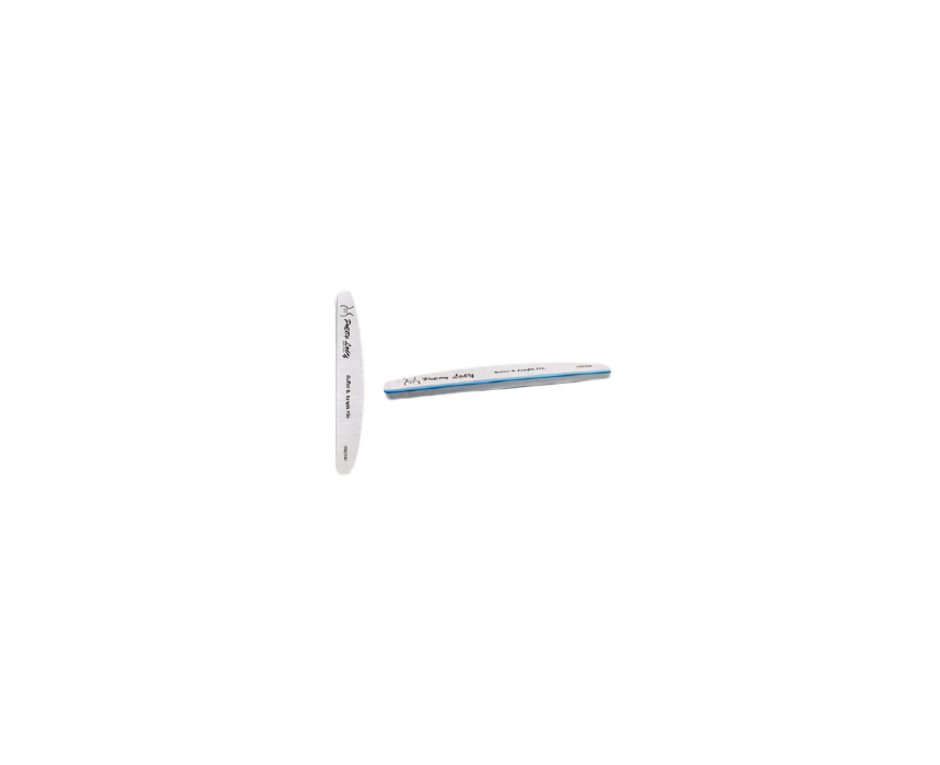 466 Half Moon Buffer & Nail File Pretty Lady - Image 1