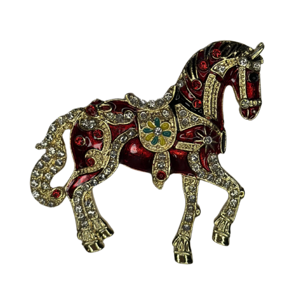 Cheval émaillé