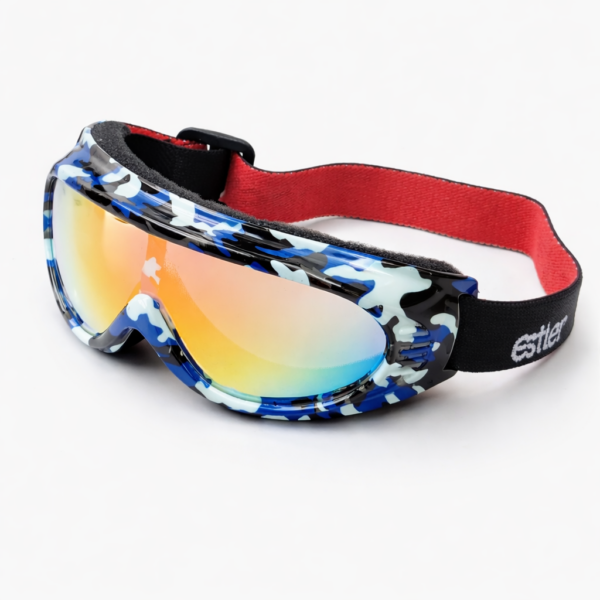 S. Kids Goggles: Blue 3 to 6 years