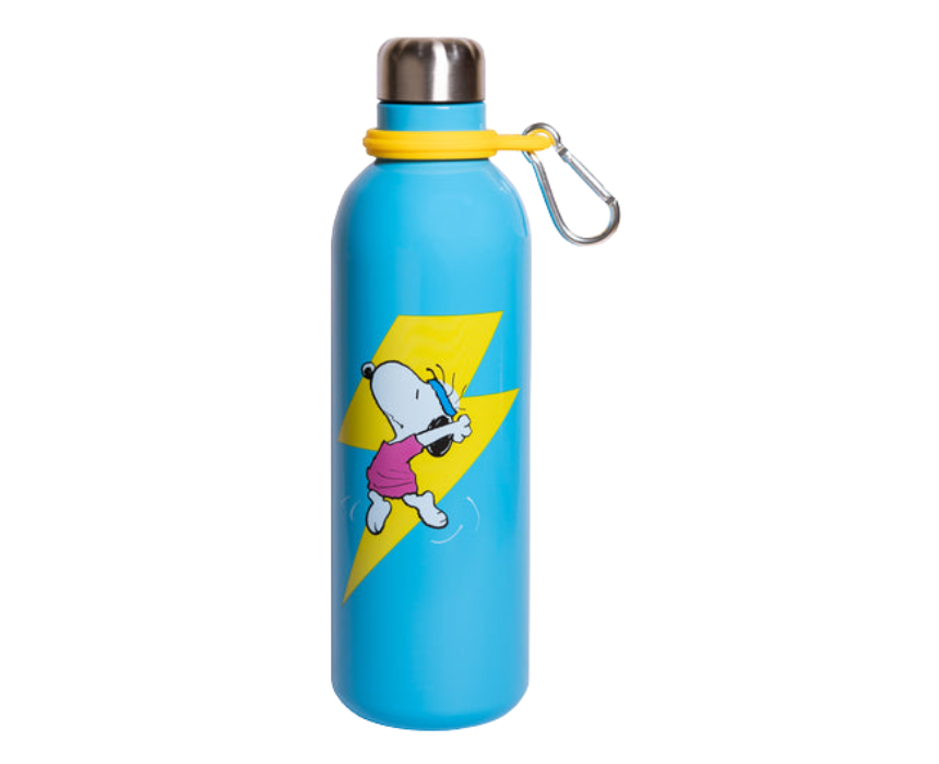 5 Snoopy Metallic Hot And Cold Water Bottle - Image 1