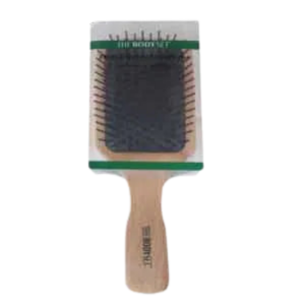The Body Set Paddle Beech Hair Brush Medium Natural Wood