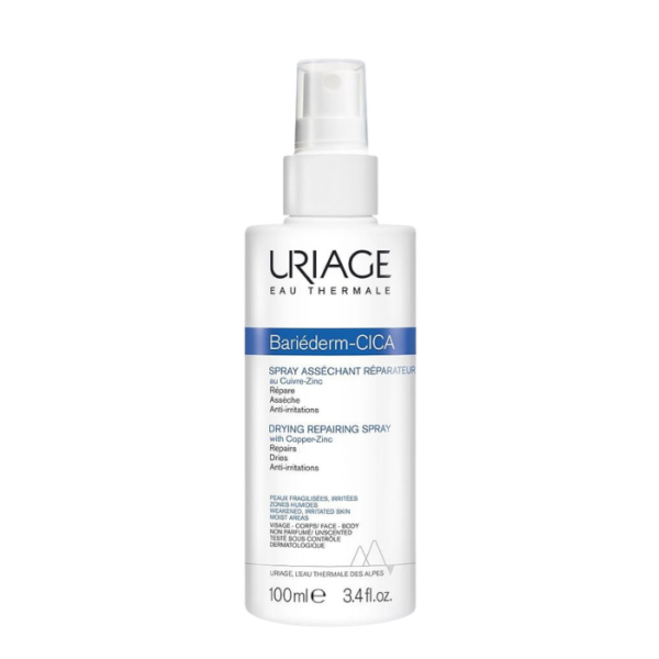 Uriage Bariederm Cica Drying Repairing Spray Skin Soothing