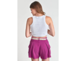 Maragi Cropped White Eye Tee - Image 