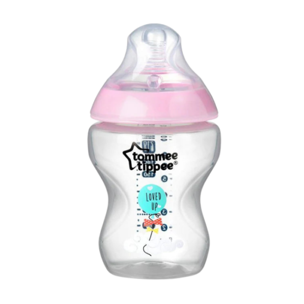 Tommee Tippee Closer To Nature Baby Bottle For Girls Pink