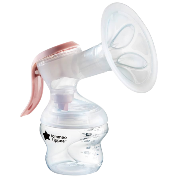 Tommee Tippee Made For Me Manual Breast Pump Ergonomic Silicone Flange