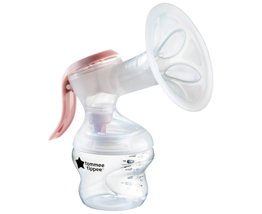 5 Tommee Tippee Made For Me Manual Breast Pump Ergonomic Silicone Flange - Image 1