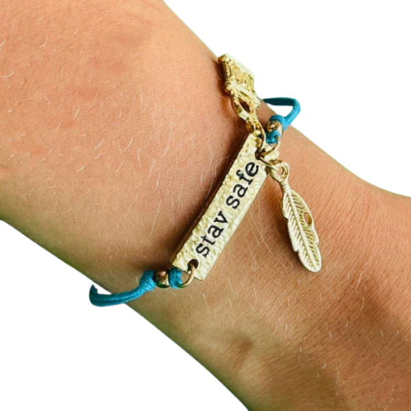 Bracelet Stay Safe Turquoise