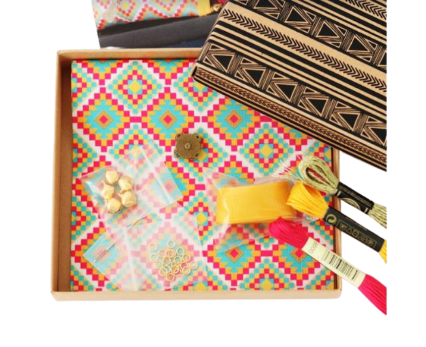 5 DIY Kit Ma Pochette Ethnique - Image 1
