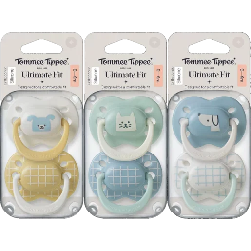 Ultra Soother 6 Months + Boy Pack of 2 Assorted