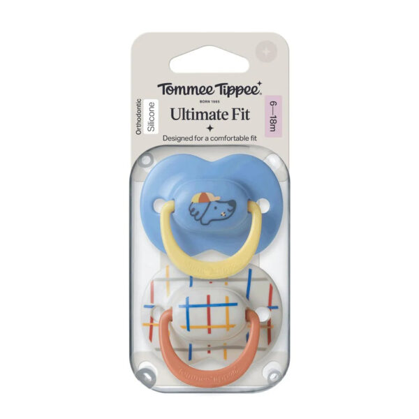 Ultimate Fit Soother Boy 6-18m Pack of 2 Assorted