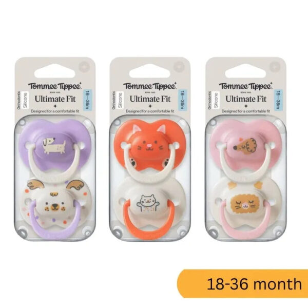 Decorated Ultimate Fit Girl Soother 18-36m Pack of 2 Assorted