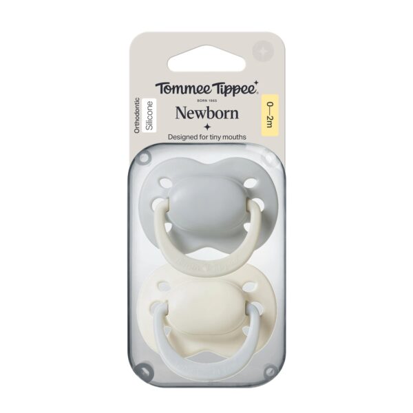 Newborn Soother 0-2m Girl Pack of 2 Assorted