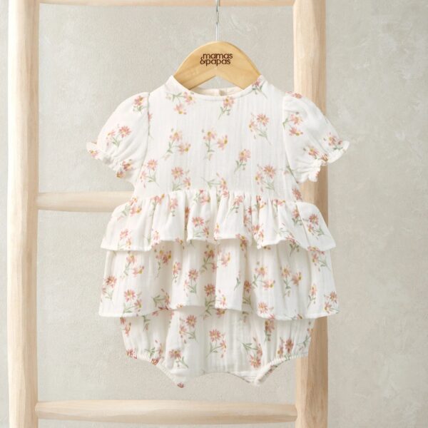 Daisy Peplum Shortie Romper