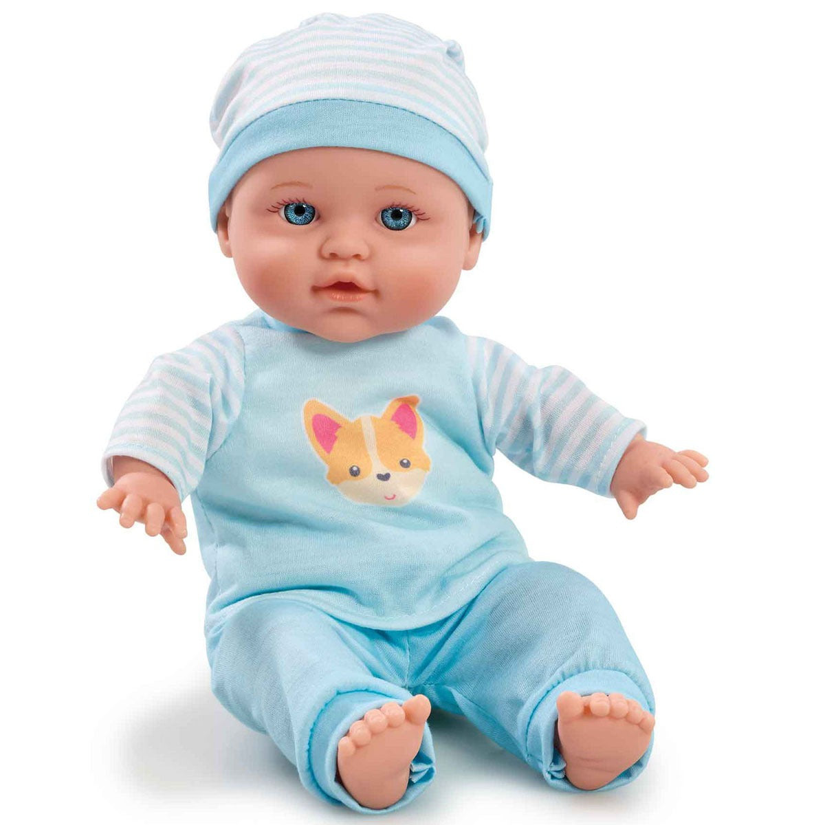 508.80_6c1a022a-b59e-4c46-a6e6-d3ad8806d408 Be My Baby Cuddly Baby Doll in Blue Outfit