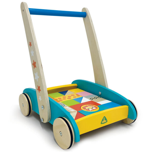 Wooden Toddle Truck and Bricks