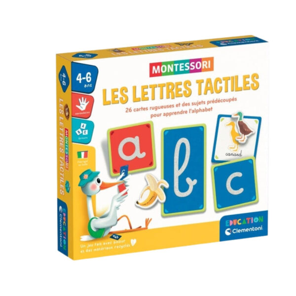 Clementoni Les Lettres Tactiles Montessori