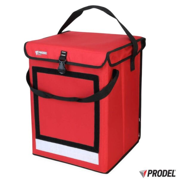 PRODEL Swift LT Food & Grocery Delivery Top Loading Back Pack Foldable With Hard Sides - Red