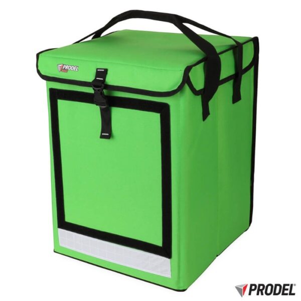 PRODEL Swift LT Food & Grocery Delivery Top Loading Back Pack Foldable With Hard Sides - Green