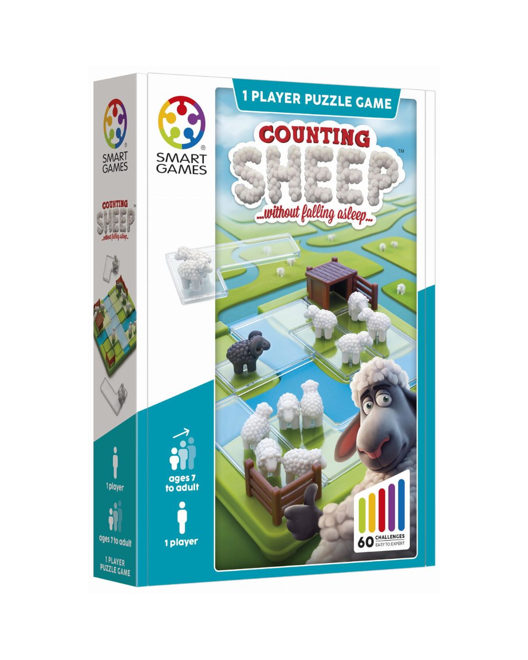 5414301526735 SmartGames Counting Sheep Magnetic Travel Game