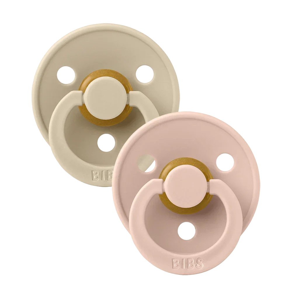 5713795020072-1_9646a570-f07e-474b-9cb9-4365505e969d Colour Latex Pacifier — Size 1 (0-6m), 2 Pack, Vanilla Blush