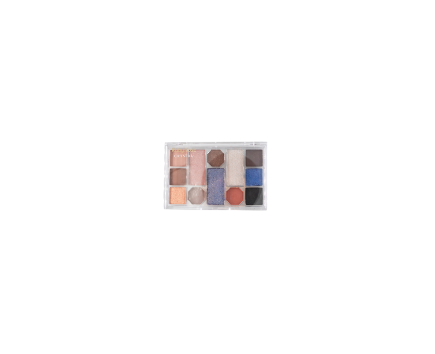 582 Crystal Eyeshadow Palette 12 Shades Ruby Rose - Image 1
