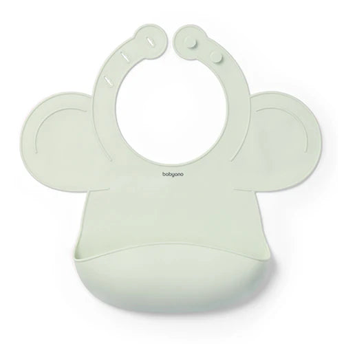 Silicone Bib with Adjustable Lock – Mint