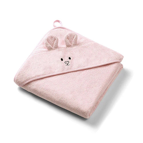 Bamboo Hooded Towel 100×100cm Pink