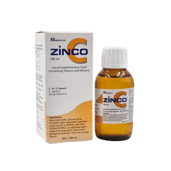 Vitamin C Zinc Syrup Zinco