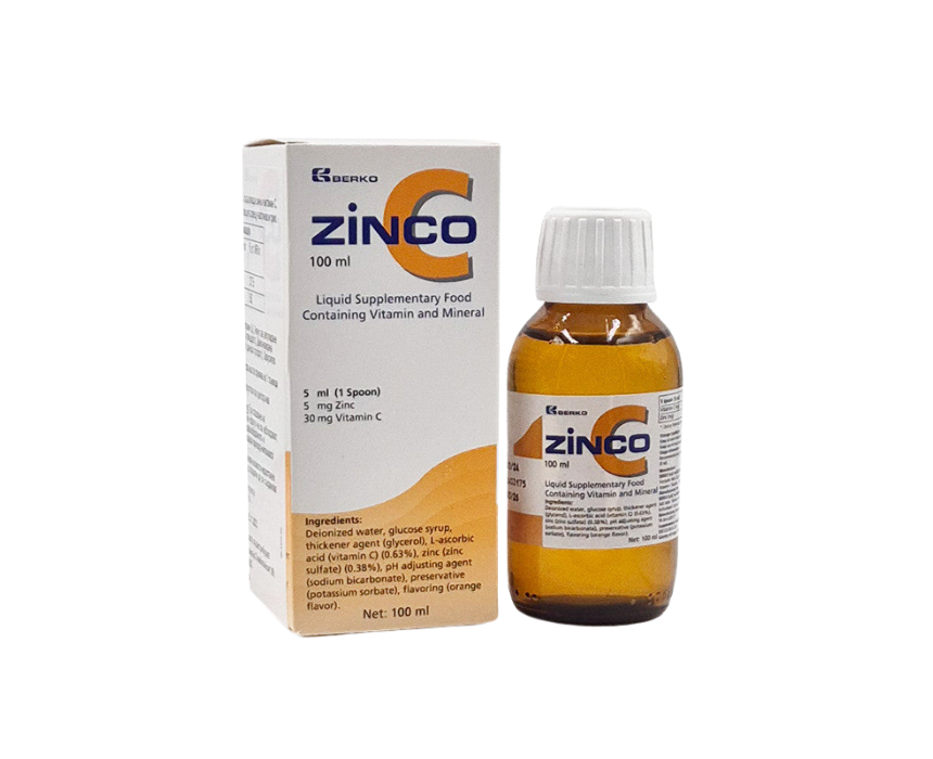 6 Vitamin C Zinc Syrup Zinco - Image 1