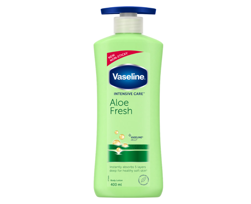 6 Vaseline Aloe Fresh Vision Lotion Hydrating Body Moisturizer - Image 1
