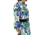 Blue And Green Chemise Dress - Image 