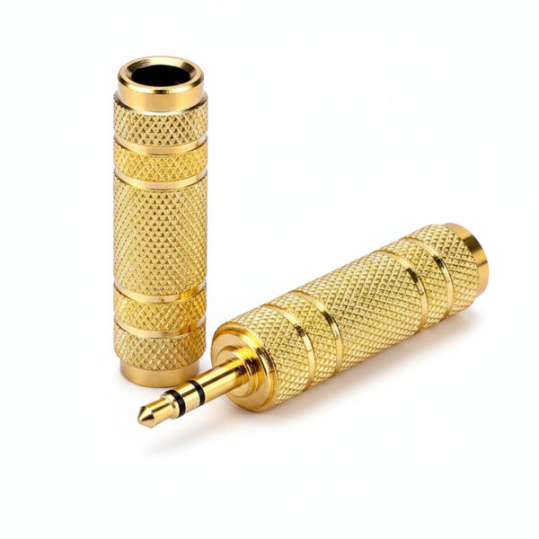 6.35mm Male to 3.5mm Female Stereo Audio Adapter
