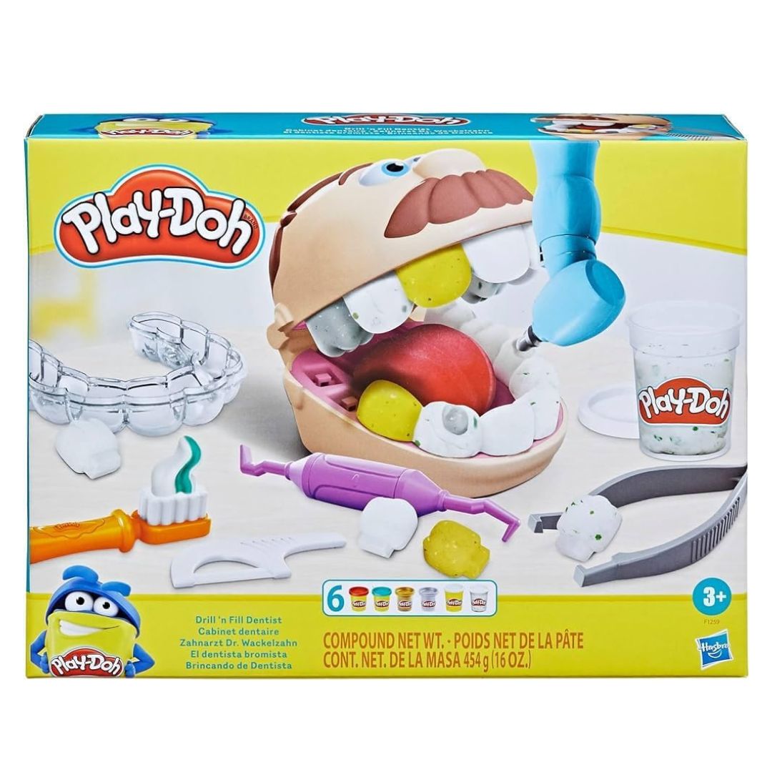 612i5Oj7RTL._AC_SL1000 PlayDoh Drill 'n Fill Dental Toy