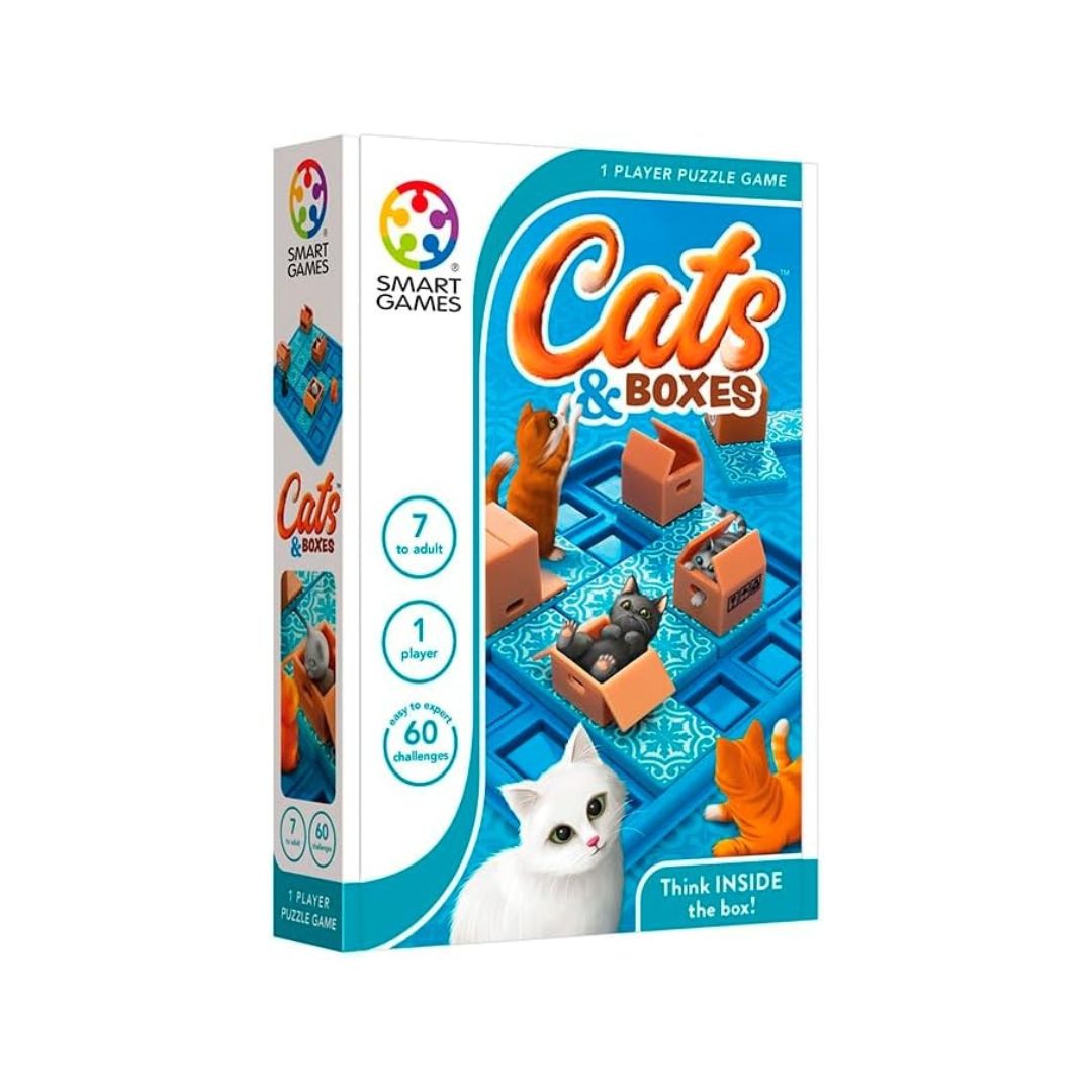 61sSygPRZmL._AC Smart Games Cats & Boxes Pocket Travel Game