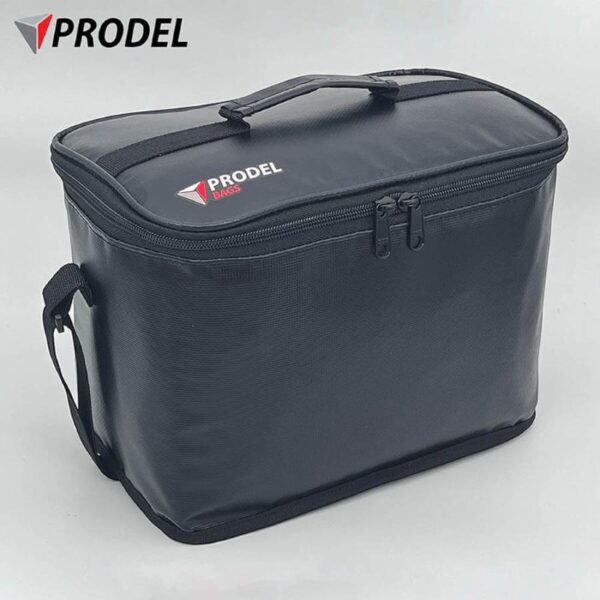 PRODEL Insulated Lunch Bag Washable Durable Fabric - Black