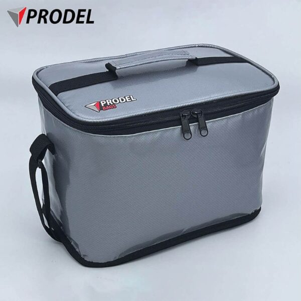 PRODEL Insulated Lunch Bag Washable Durable Fabric - Silver