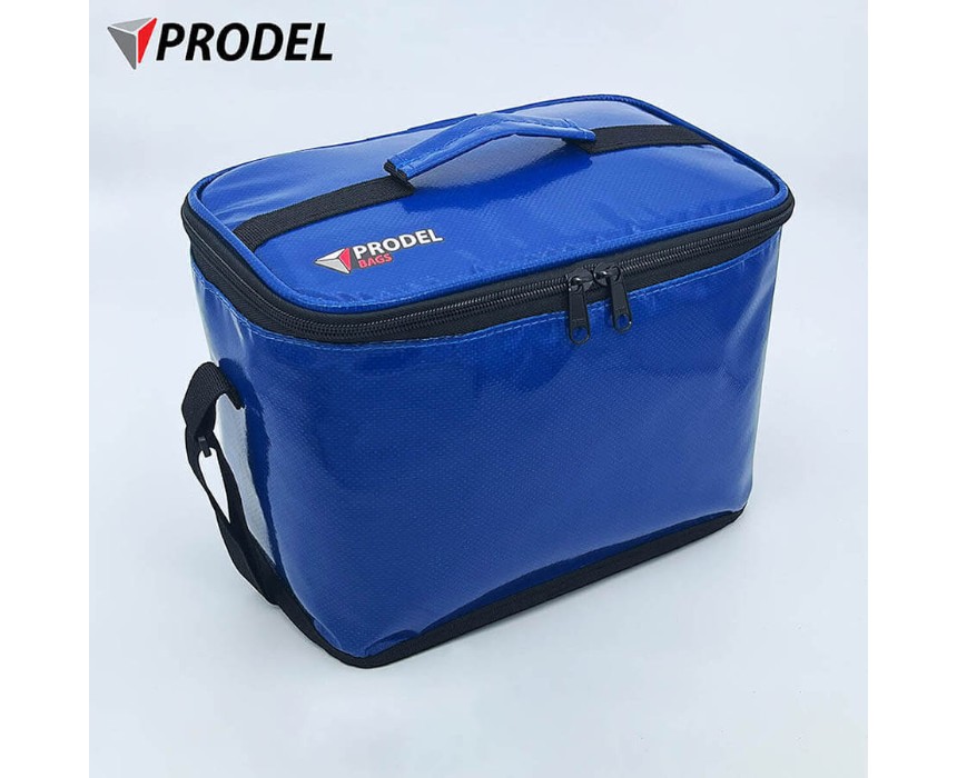 6760-Mini-T-Dark-Blue-Main-1.jpg PRODEL Insulated Lunch Bag Washable Durable Fabric - Dark Blue - Image 1
