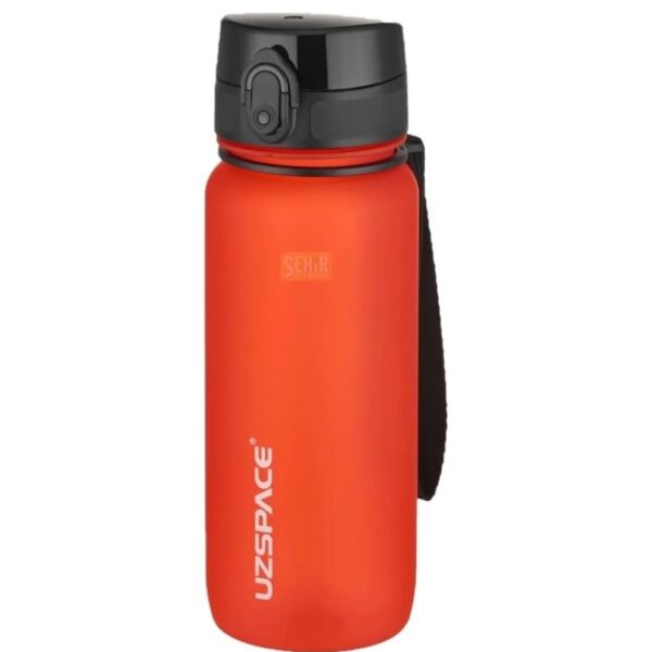 Plastic Water Bottle Colorful Frosted 650Ml Fantasv Red#3037