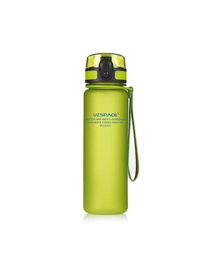 6955482331897-1 Plastic Water Bottle Colorful Frosted 1000Ml Green#3038