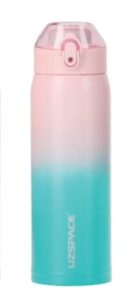 Stainless Steel Thermos D28 Series 680Ml Pink And Green#4202