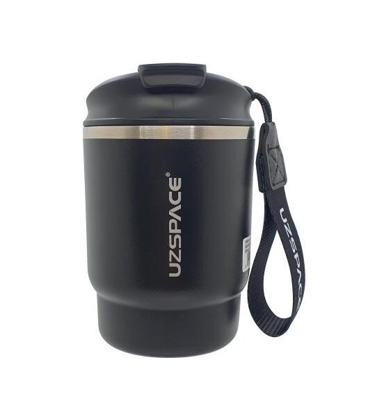 Stainless Steel Thermos Coffee Mug 360Ml Black#4227