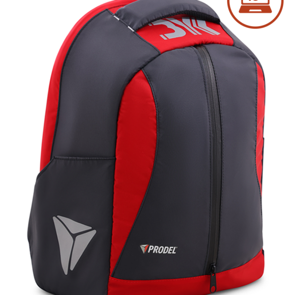BYK Laptop Backpack 15" Hardshell Shockproof & Waterproofs - Black & Red