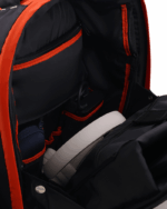 Laptop Bag 13 Inch Hard Shell Waterproof Shockproof - Black & Orange - Image 