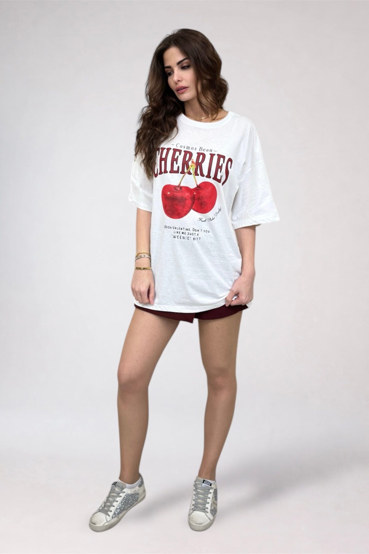 Cherry Top in White - Image 